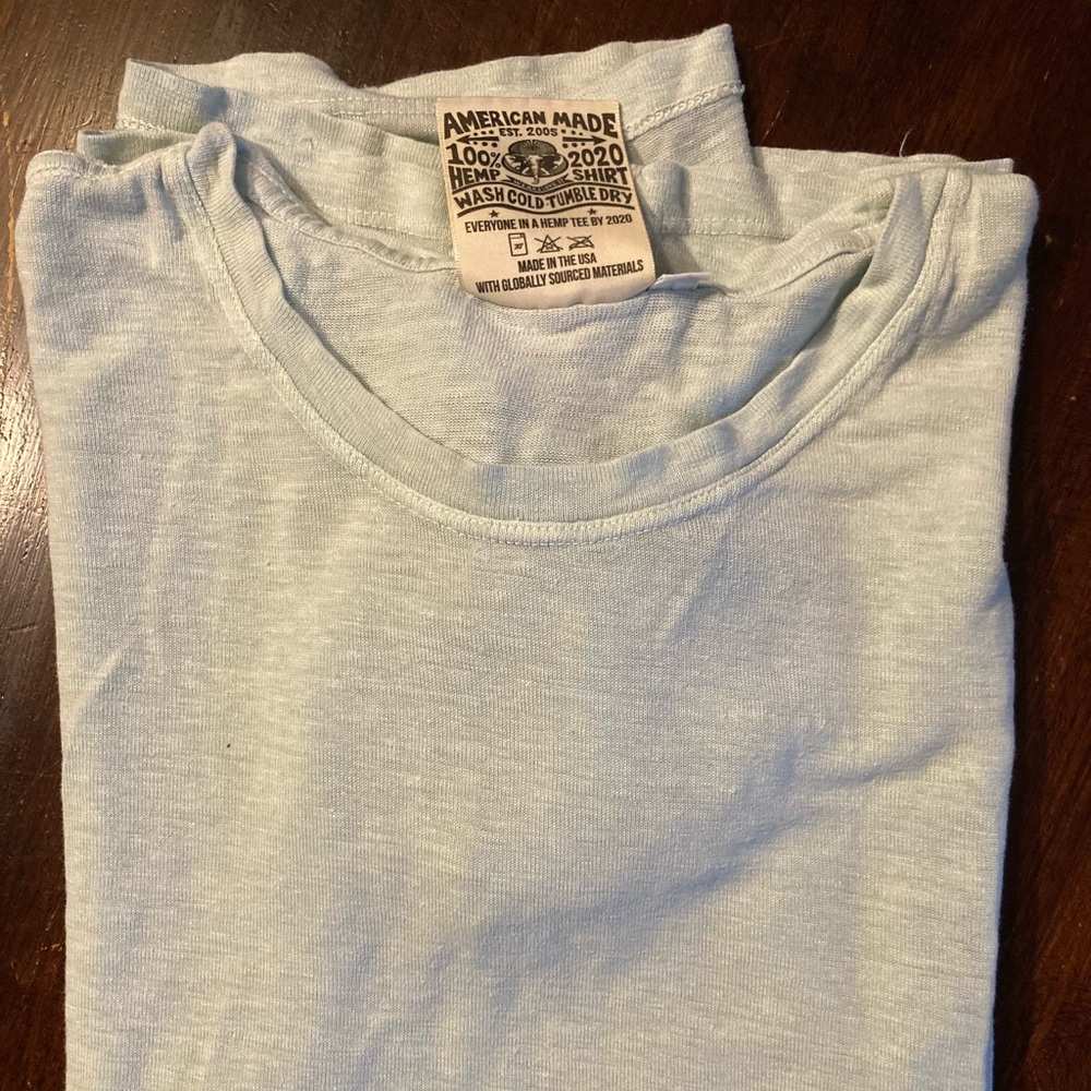 Jungmaven 100% Hemp seafoam tee